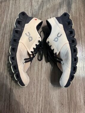 On Running Cloud Women’s X3 Running Shoes in Peach and Black